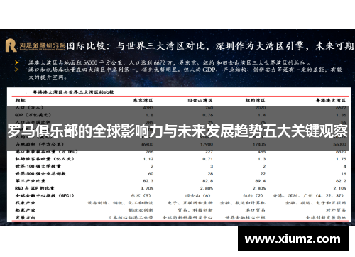 罗马俱乐部的全球影响力与未来发展趋势五大关键观察